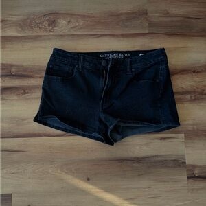 American Eagle Outfitters Women's Black Denim Shorts